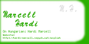 marcell hardi business card